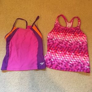 Girls speedo bundle of two tops
